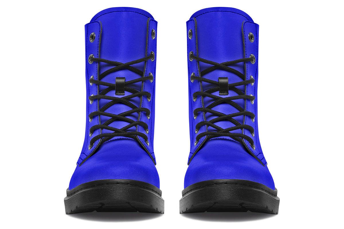 Vivid Blue Boots