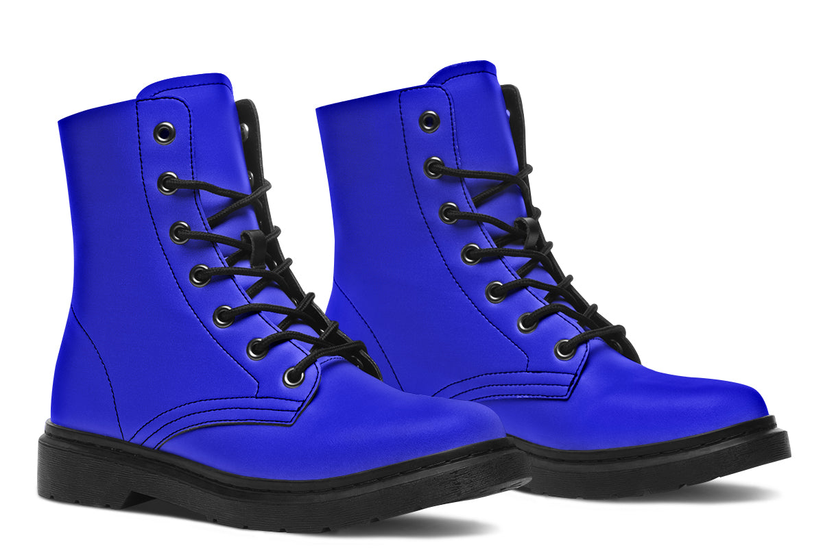 Vivid Blue Boots