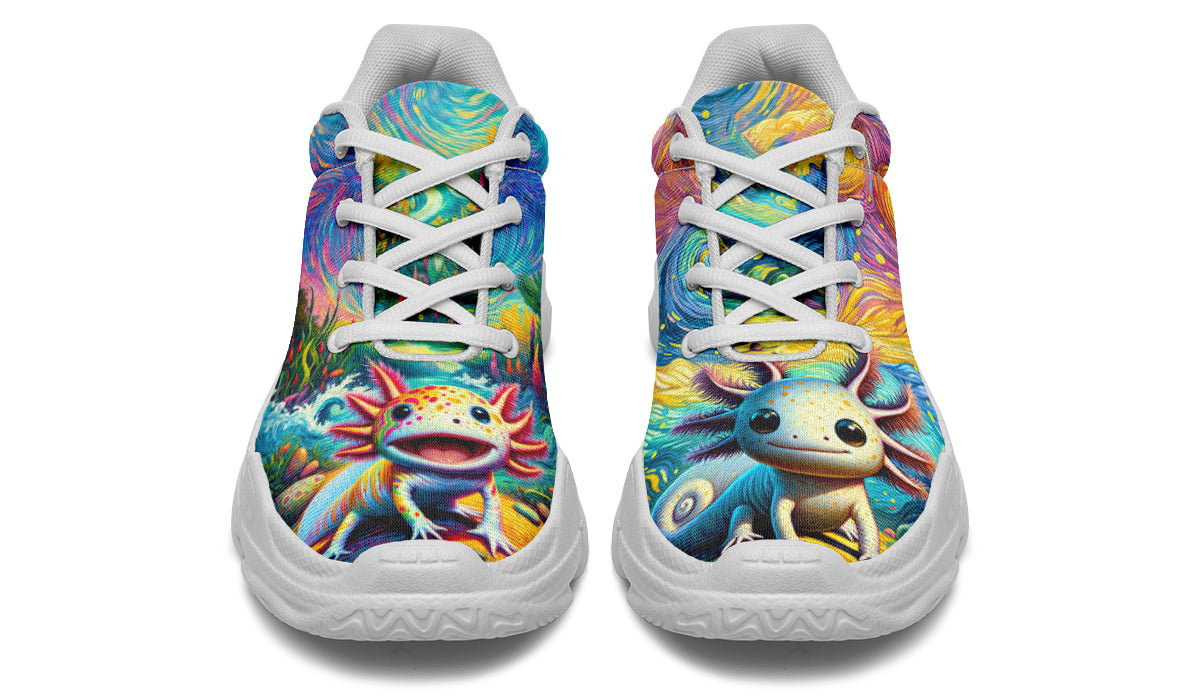 Adorable Axolotls Chunky Sneakers