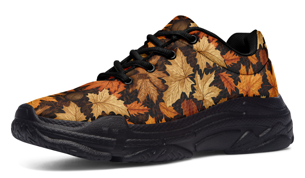 Autumn Leaves Chunky Sneakers