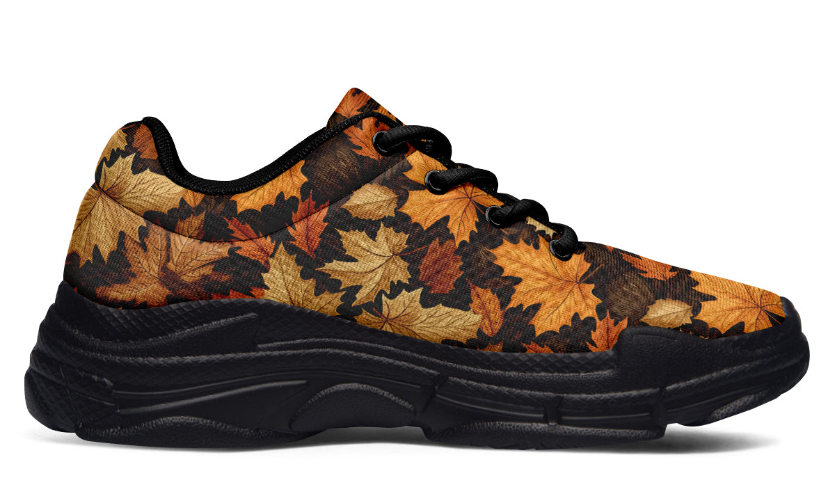 Autumn Leaves Chunky Sneakers