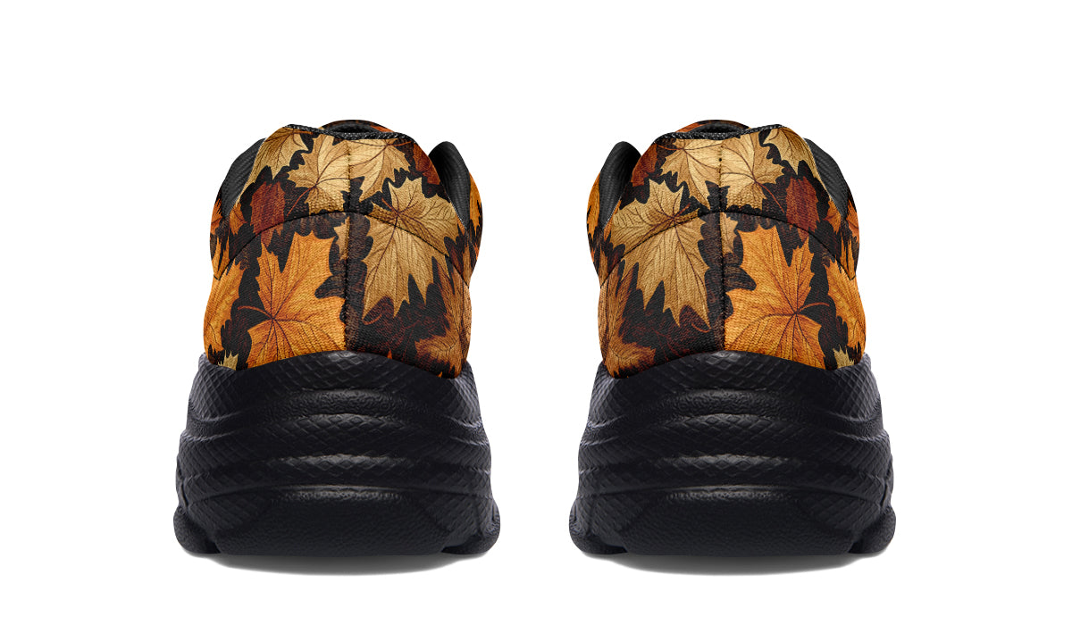 Autumn Leaves Chunky Sneakers