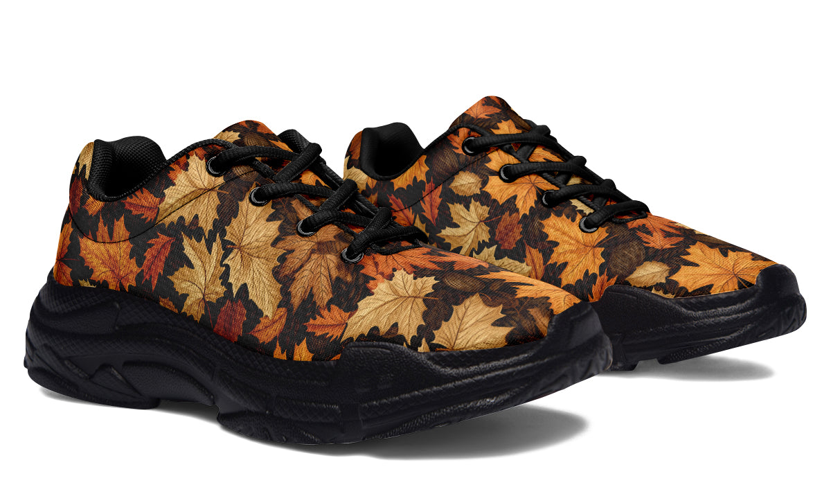 Autumn Leaves Chunky Sneakers