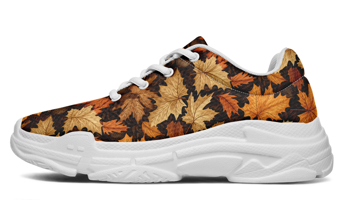 Autumn Leaves Chunky Sneakers