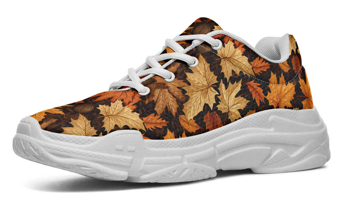 Autumn Leaves Chunky Sneakers