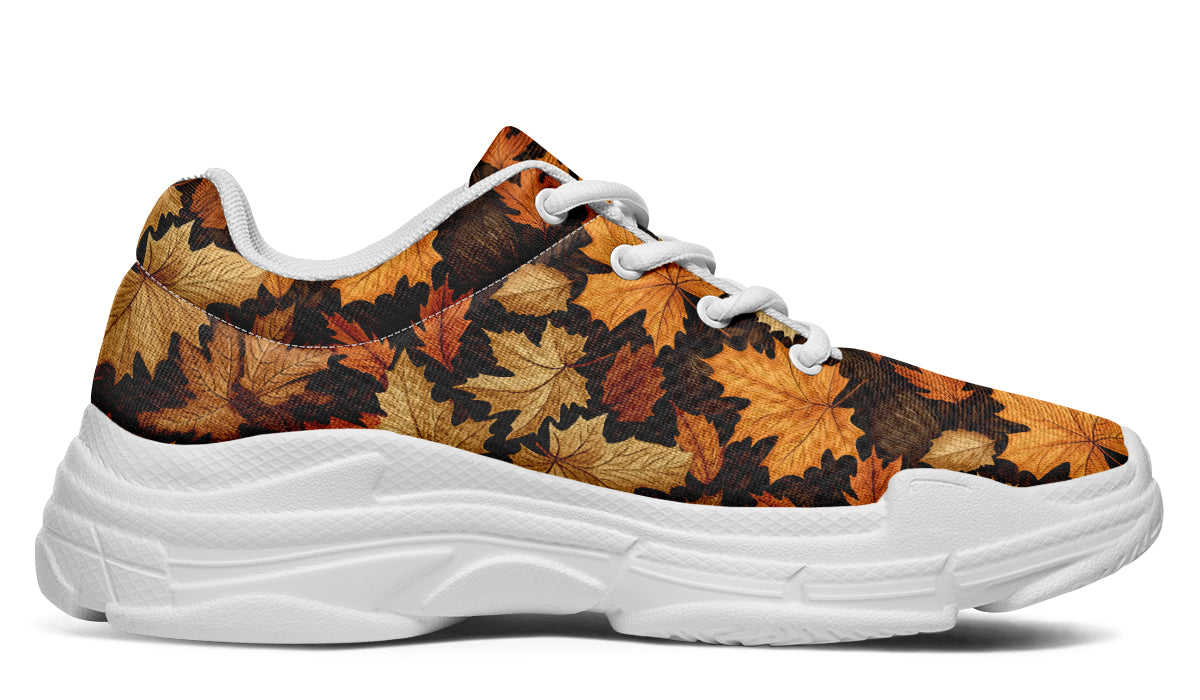 Autumn Leaves Chunky Sneakers