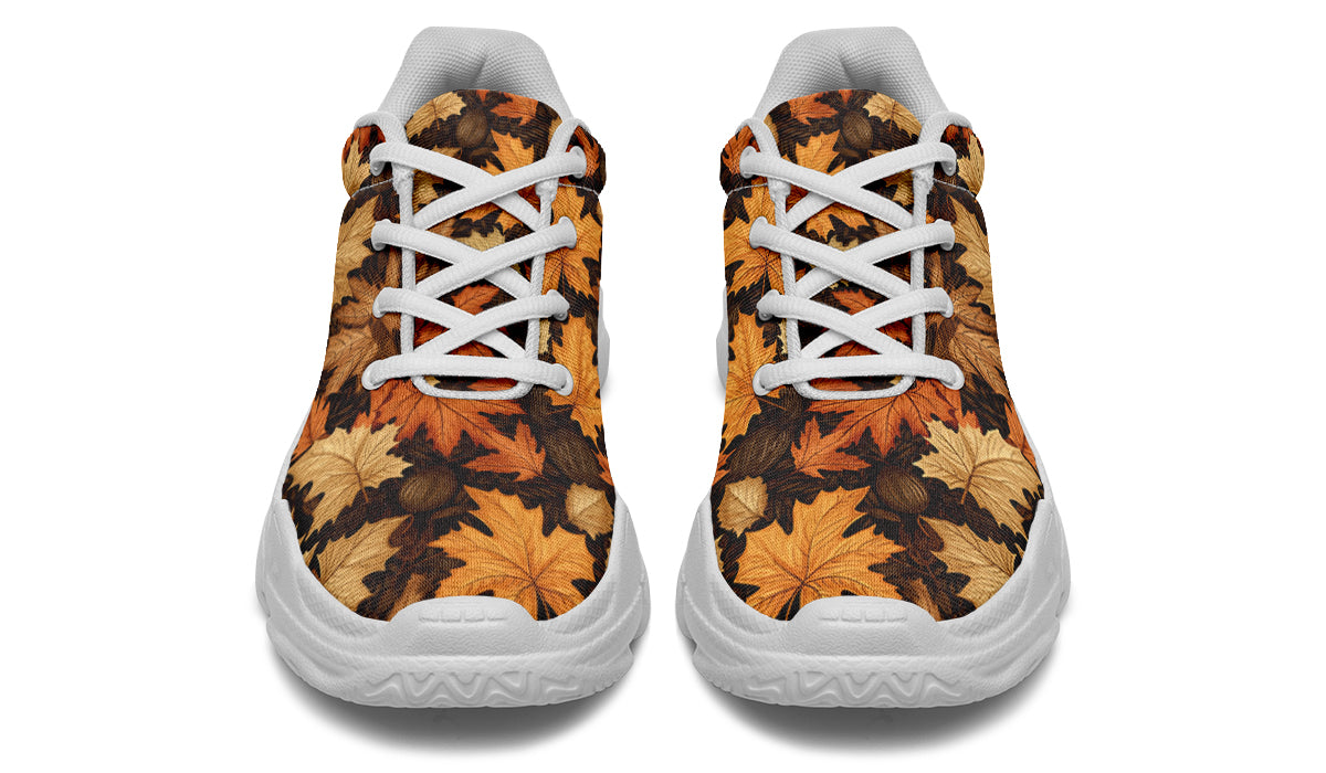 Autumn Leaves Chunky Sneakers