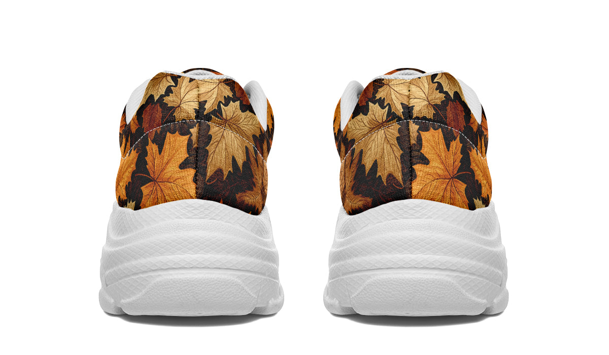 Autumn Leaves Chunky Sneakers