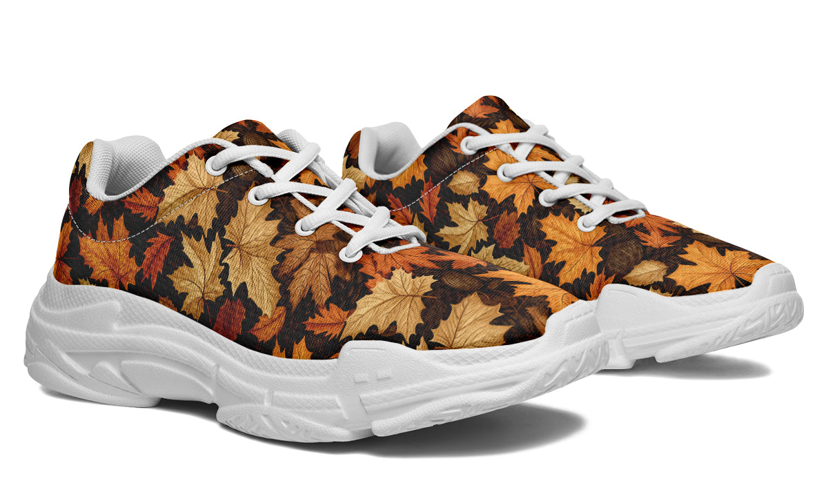 Autumn Leaves Chunky Sneakers