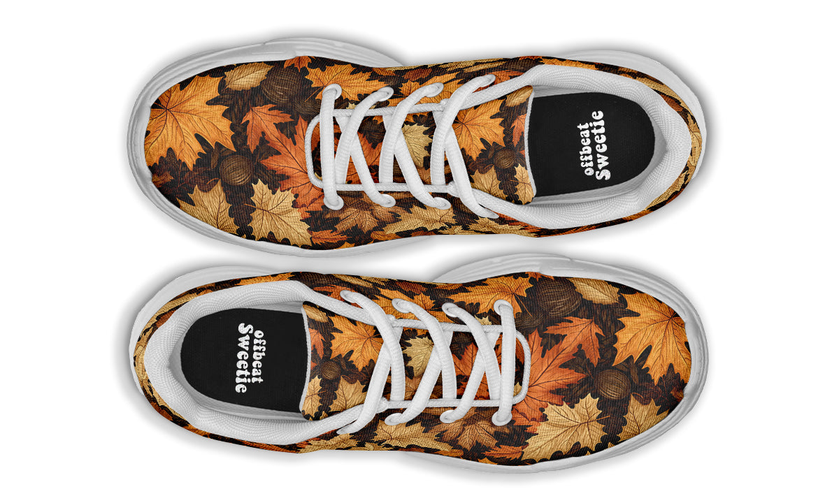 Autumn Leaves Chunky Sneakers