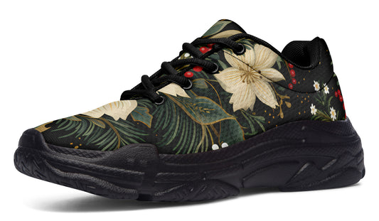 Christmas Flora Chunky Sneakers