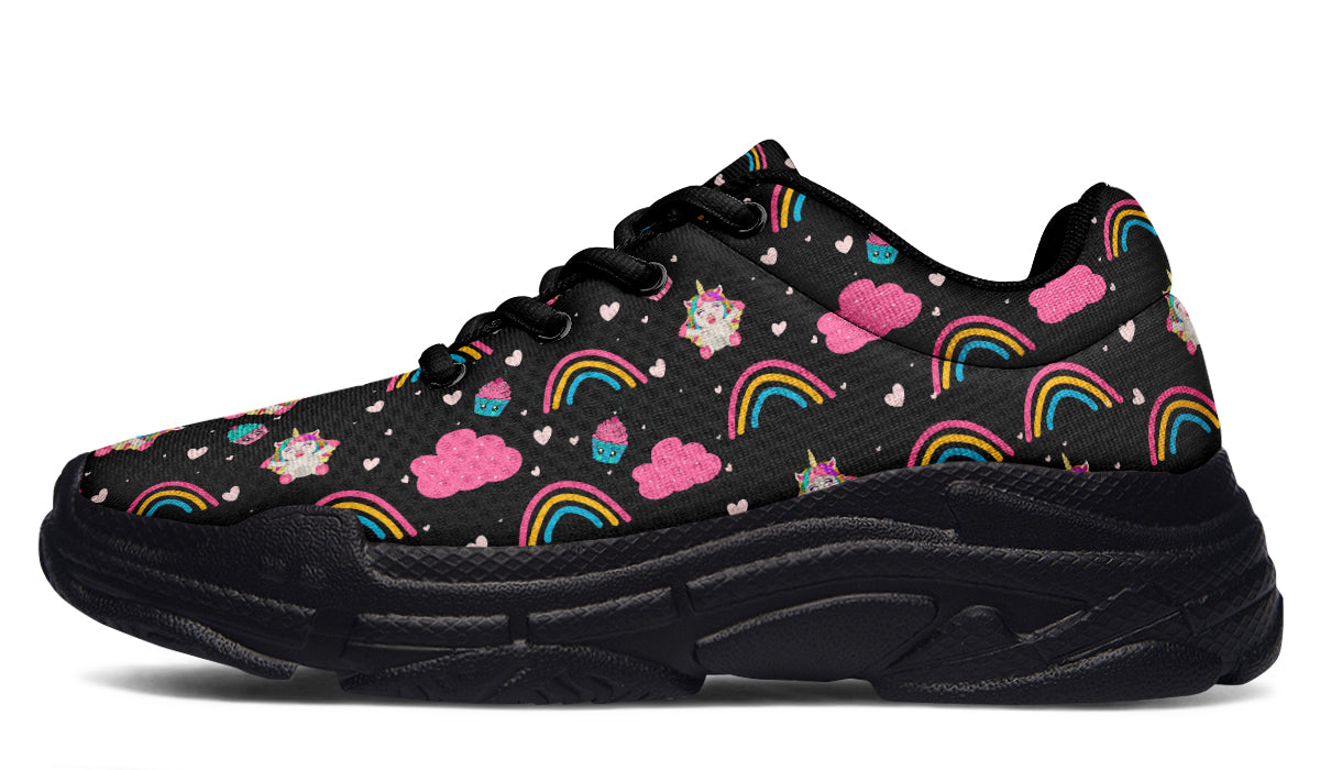 Cutesy Unicorns Chunky Sneakers