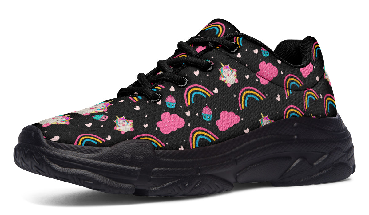 Cutesy Unicorns Chunky Sneakers