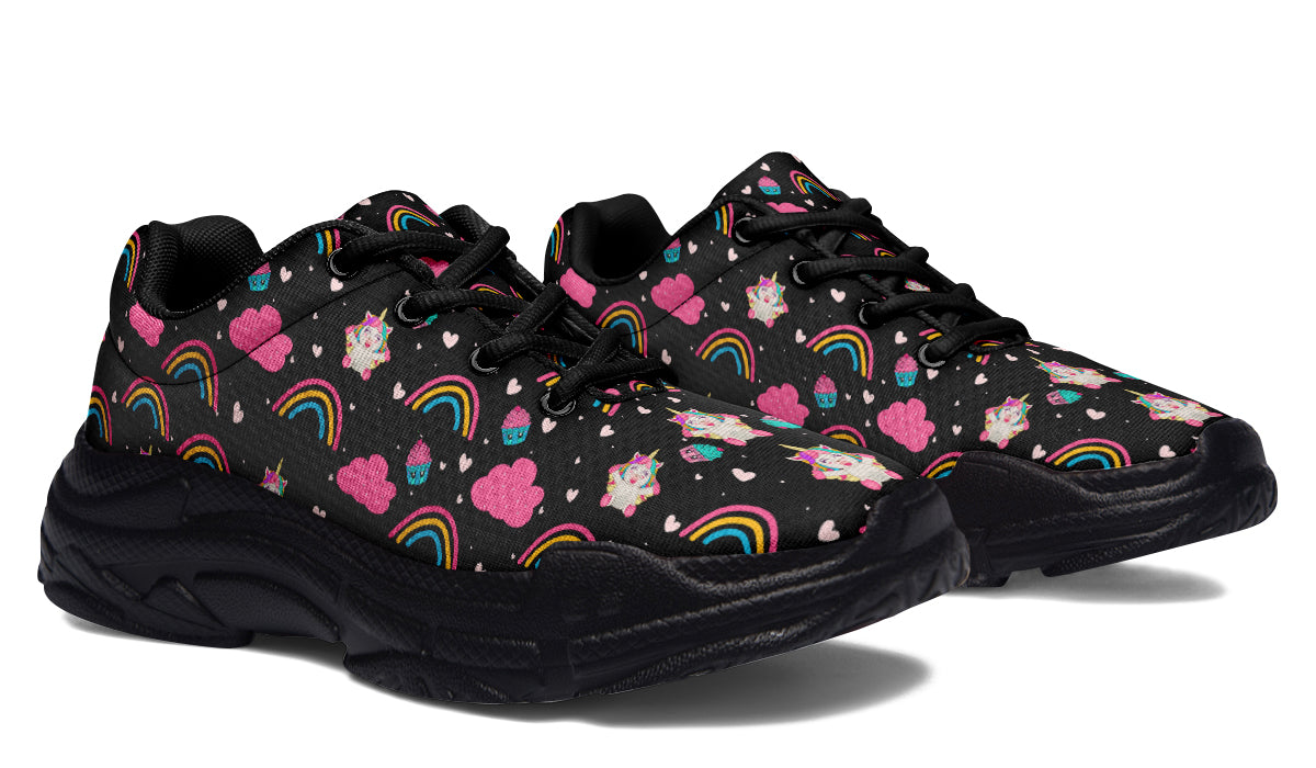 Cutesy Unicorns Chunky Sneakers