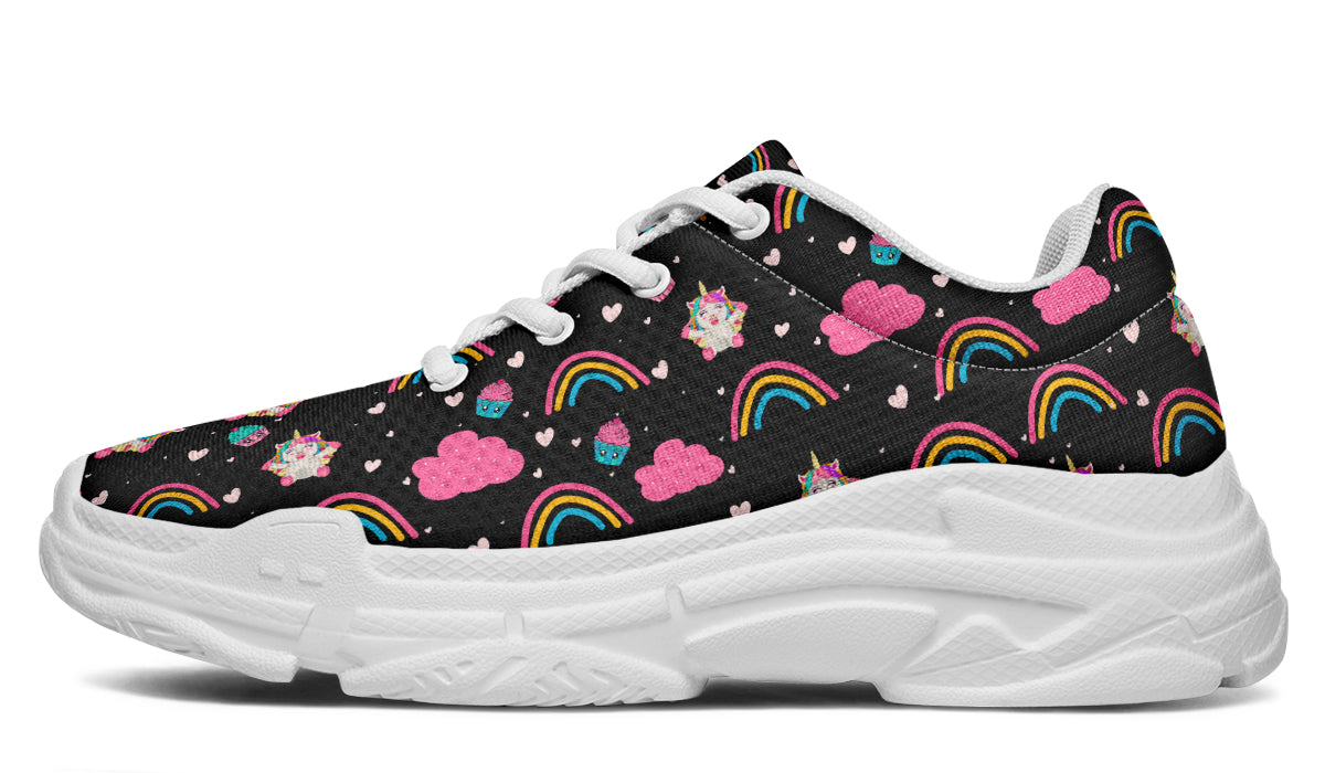 Cutesy Unicorns Chunky Sneakers