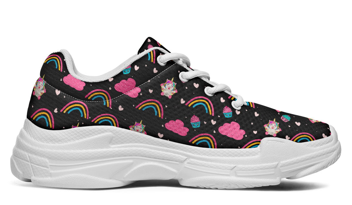 Cutesy Unicorns Chunky Sneakers