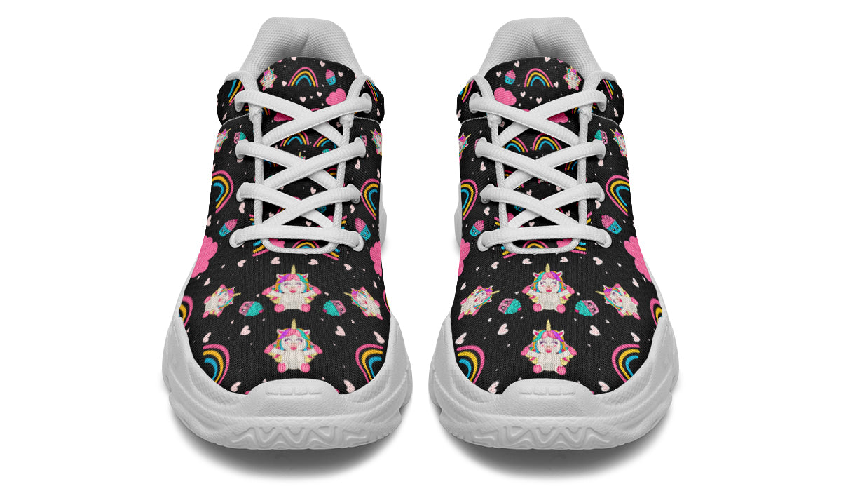 Cutesy Unicorns Chunky Sneakers