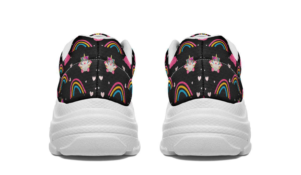 Cutesy Unicorns Chunky Sneakers