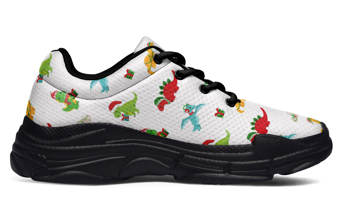 Dino Christmas Chunky Sneakers