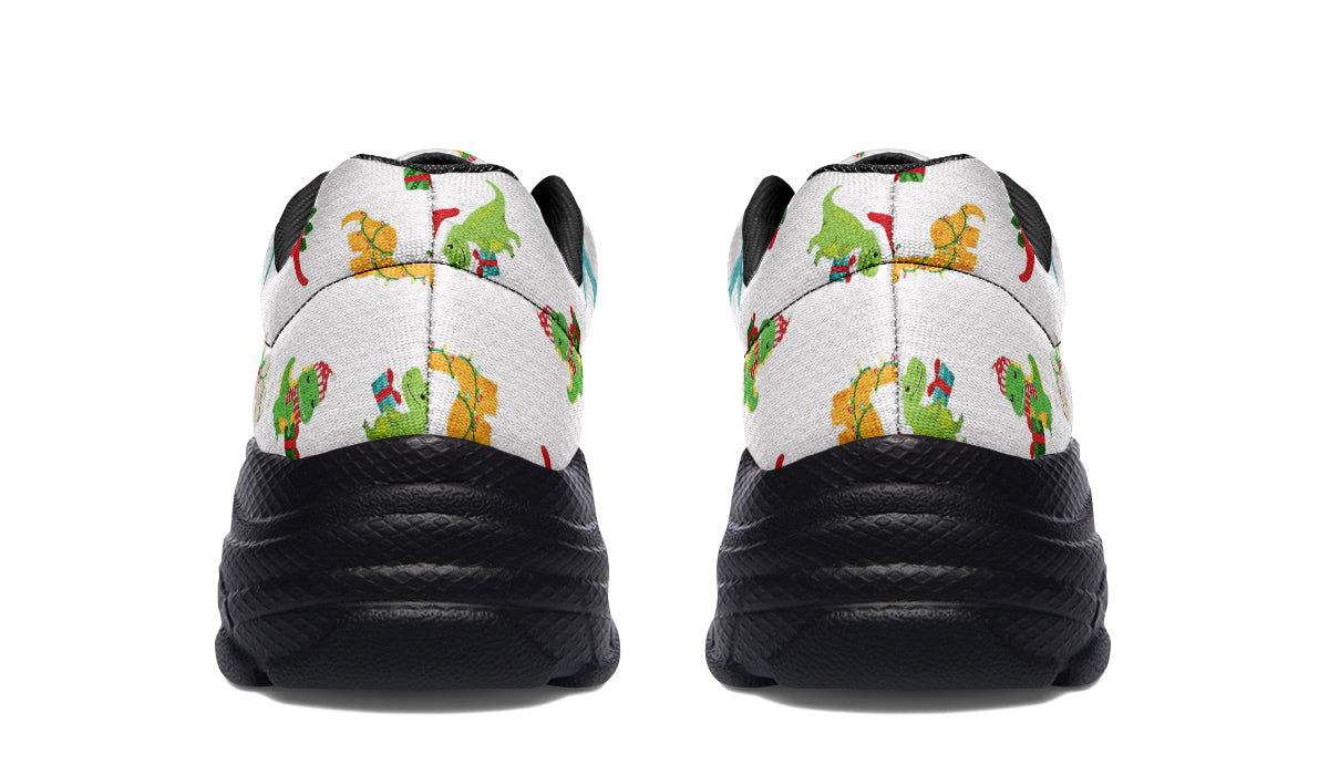 Dino Christmas Chunky Sneakers