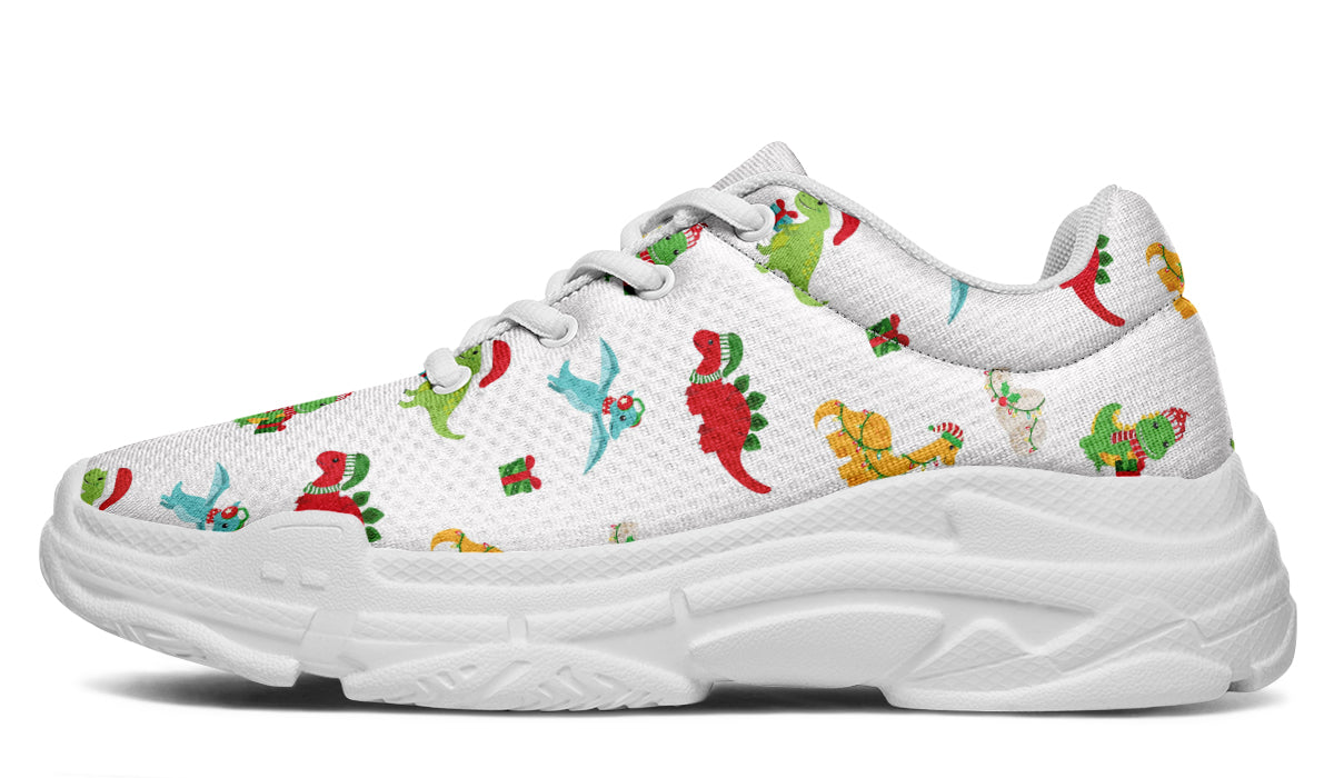 Dino Christmas Chunky Sneakers