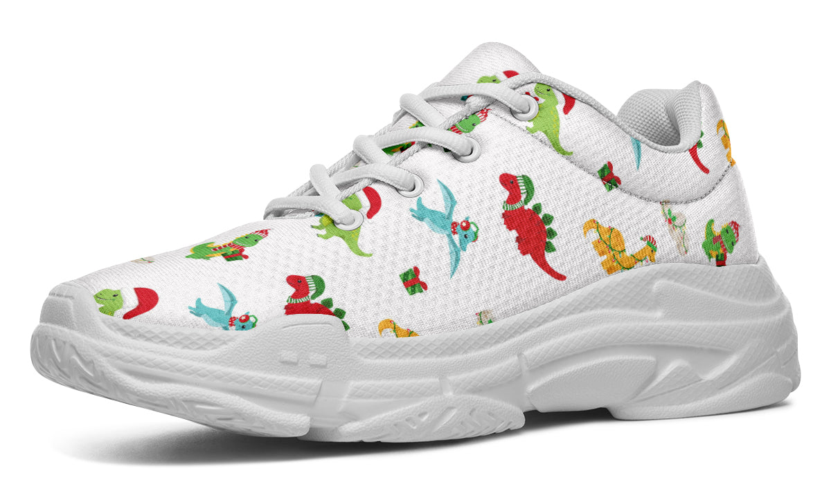 Dino Christmas Chunky Sneakers