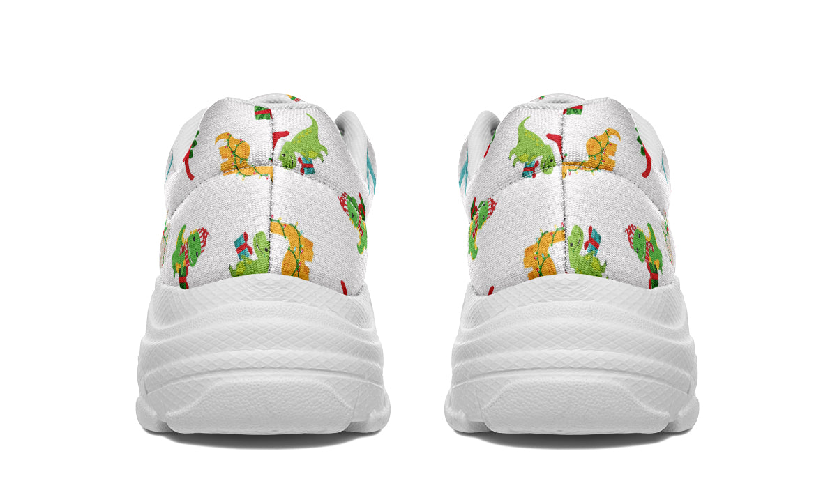 Dino Christmas Chunky Sneakers