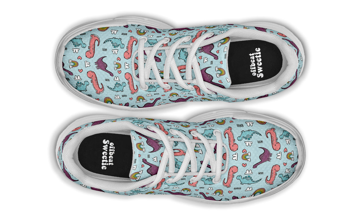 Dinos And Rainbows Chunky Sneakers