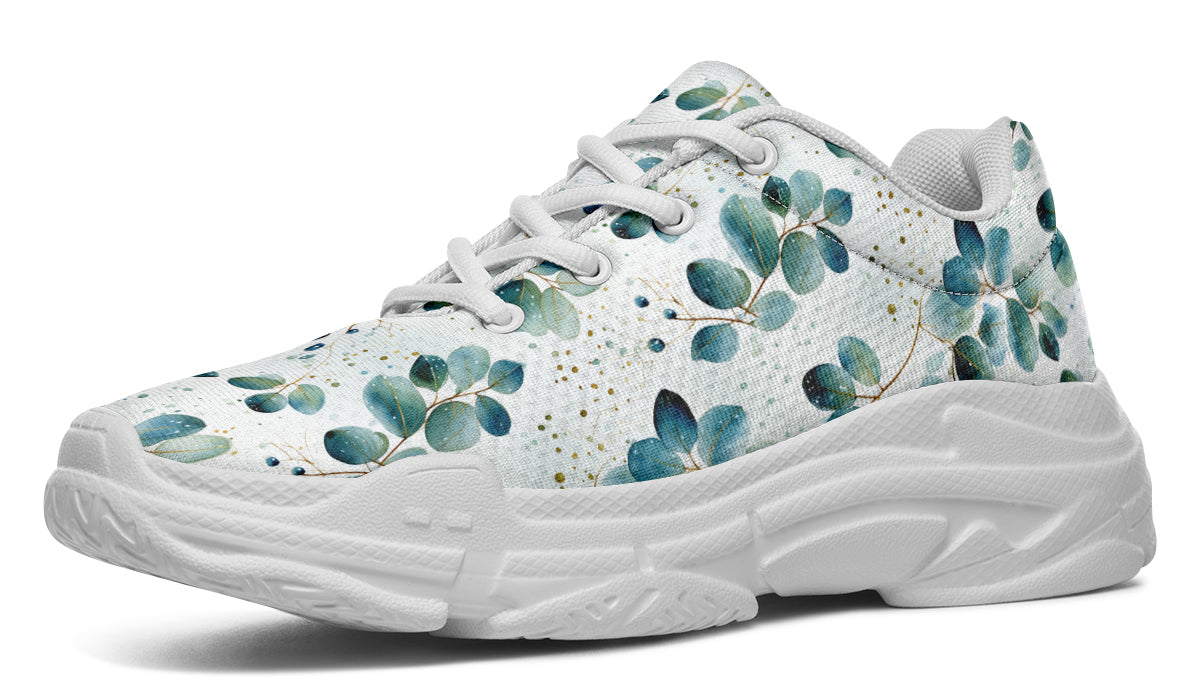 Eucalyptus Leaves Chunky Sneakers