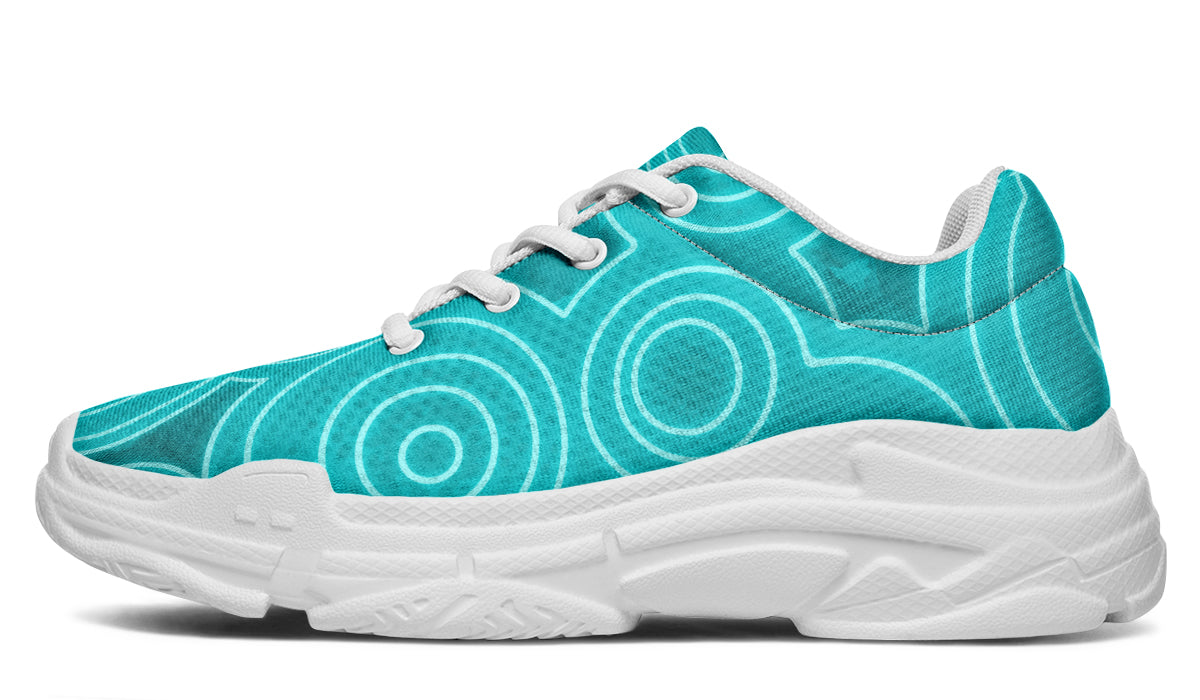 'Gali Banaga-Waa-Nha' Water Flowing Chunky Sneakers