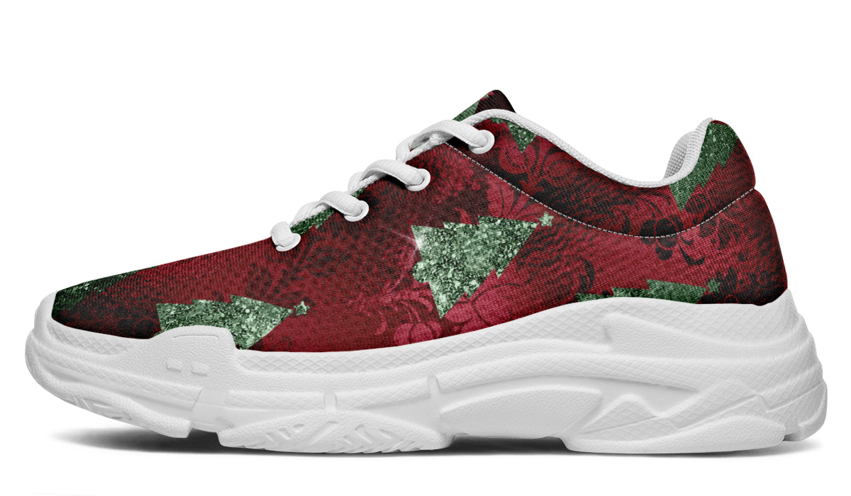 Glam Christmas Chunky Sneakers