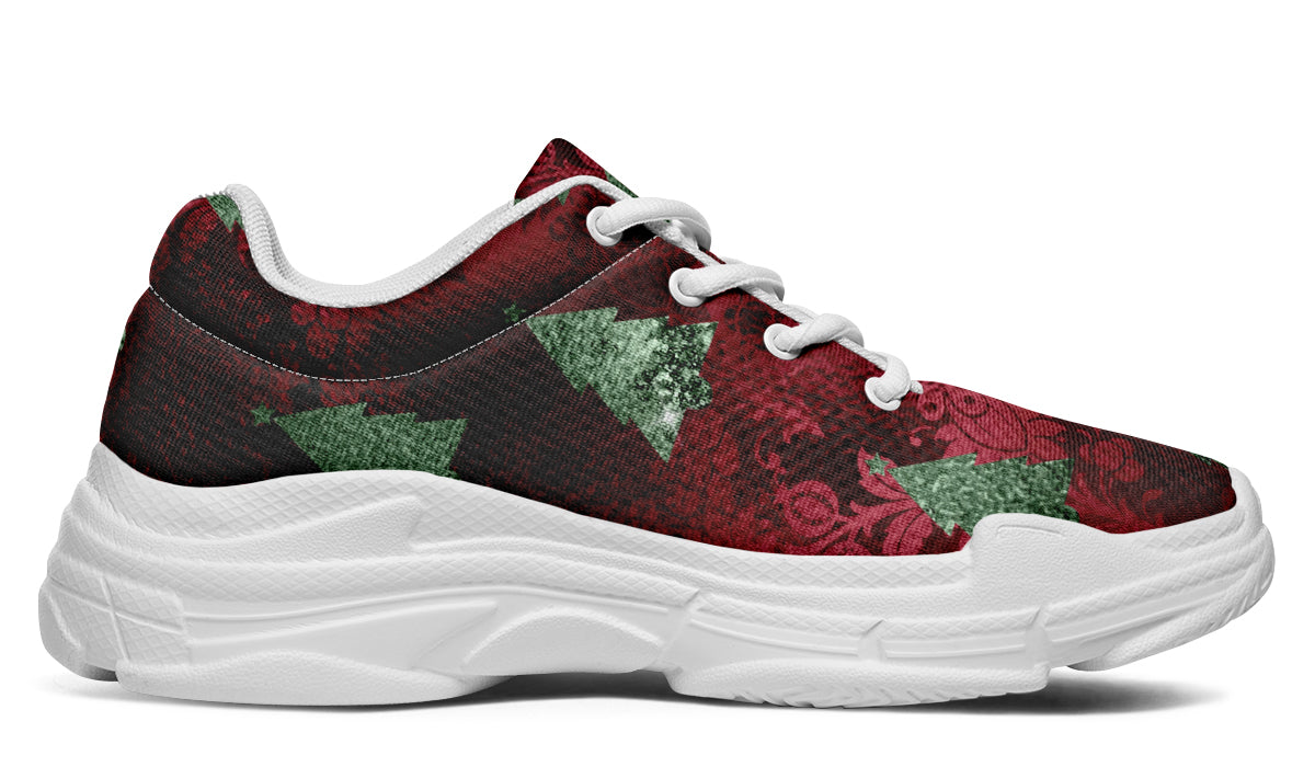 Glam Christmas Chunky Sneakers