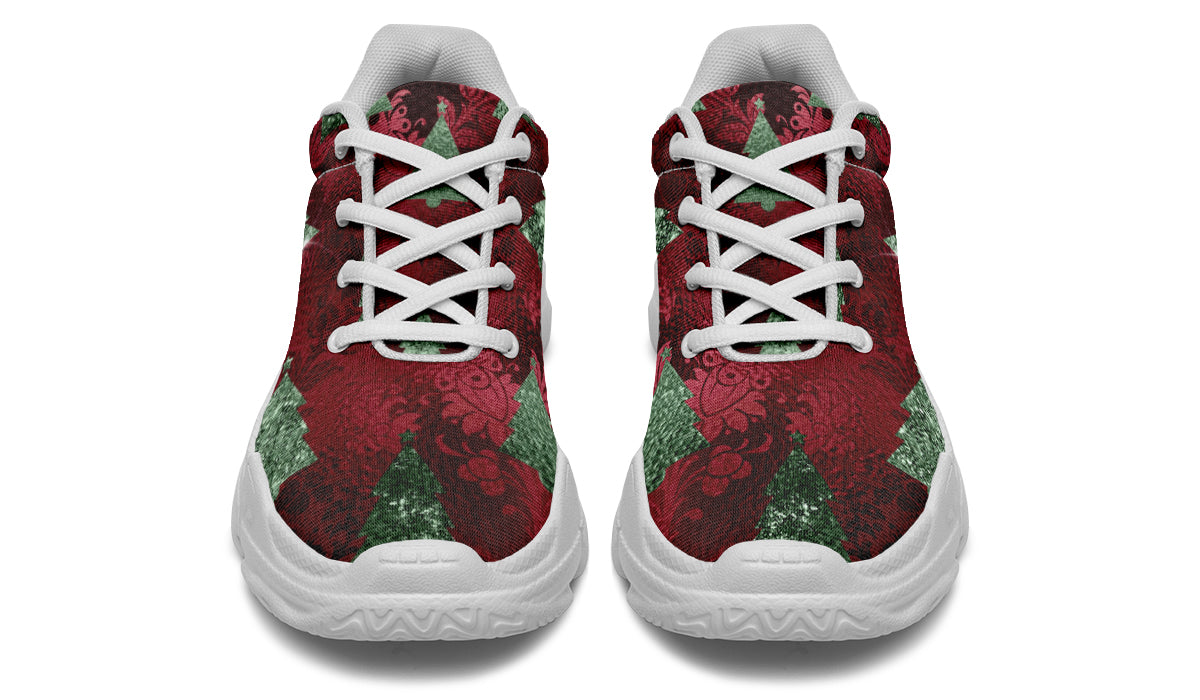 Glam Christmas Chunky Sneakers