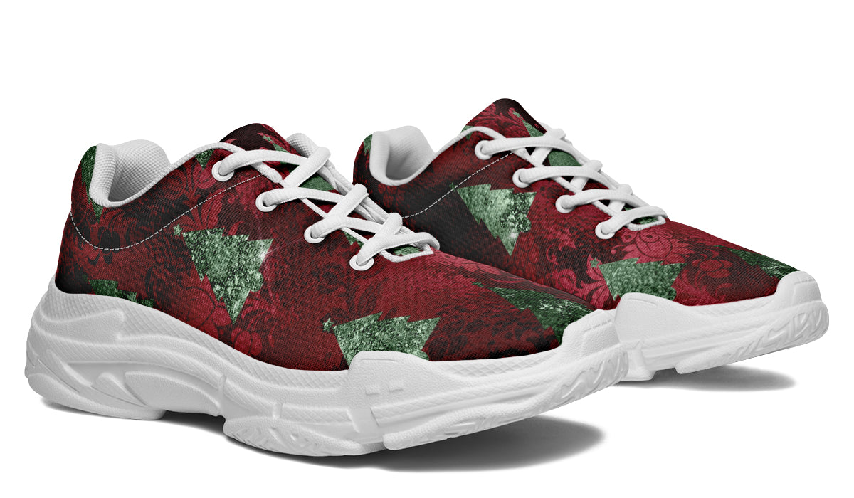 Glam Christmas Chunky Sneakers