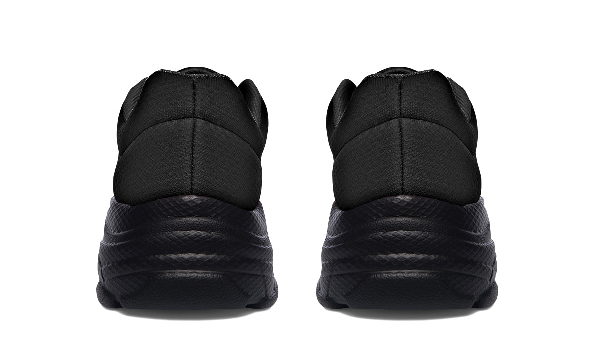 Paint It Black Chunky Sneakers