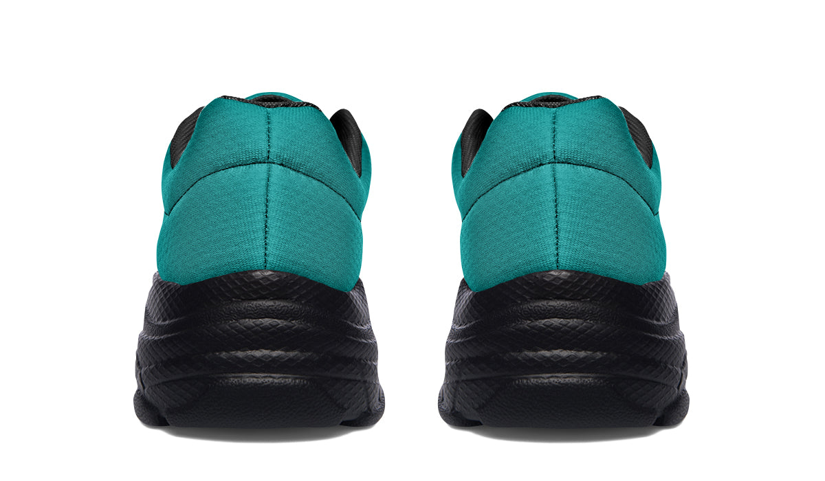 Pennyroyal Teal Chunky Sneakers