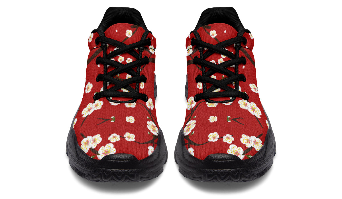 Plum Blossoms Chunky Sneakers