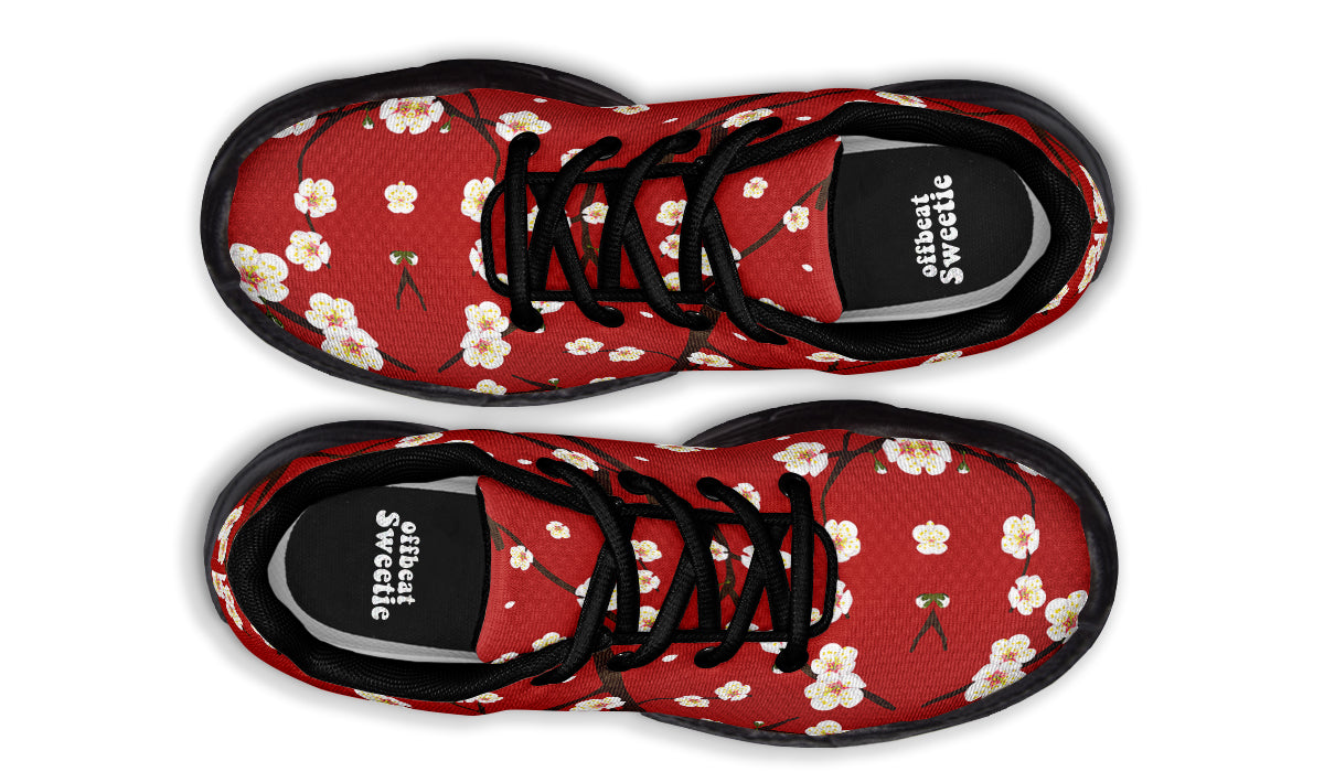 Plum Blossoms Chunky Sneakers