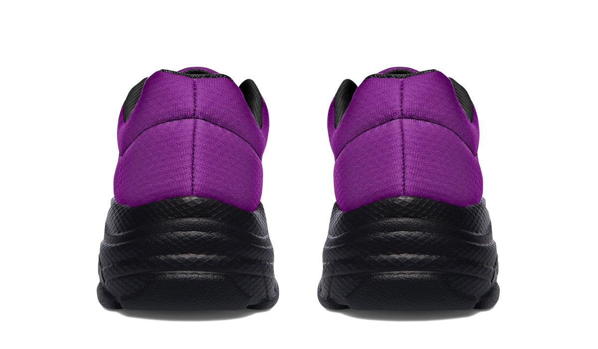 Purple Reign Chunky Sneakers