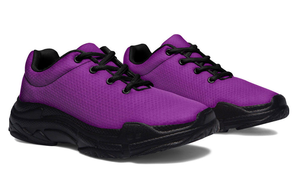 Purple Reign Chunky Sneakers