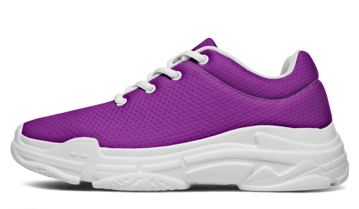 Purple Reign Chunky Sneakers