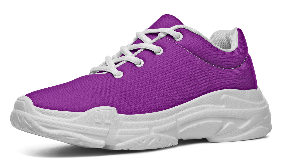 Purple Reign Chunky Sneakers