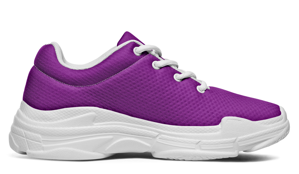 Purple Reign Chunky Sneakers