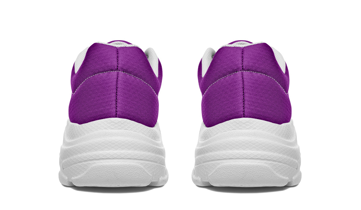 Purple Reign Chunky Sneakers