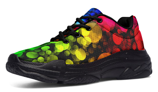 Rainbow Bubbles Chunky Sneakers