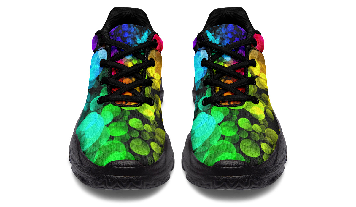 Rainbow Bubbles Chunky Sneakers