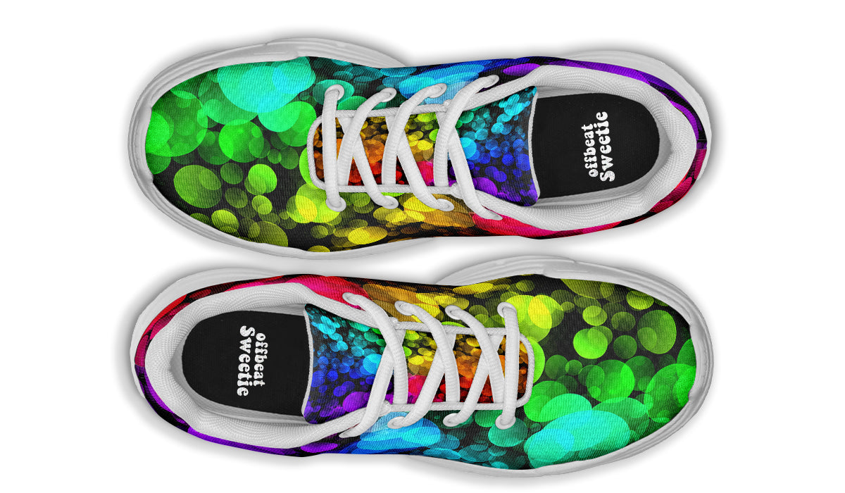 Rainbow Bubbles Chunky Sneakers