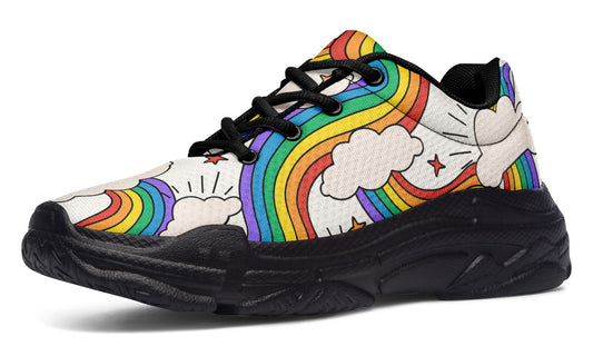 Rainbow Dreams Chunky Sneakers
