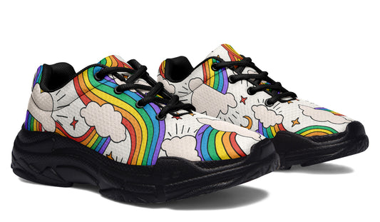 Rainbow Dreams Chunky Sneakers