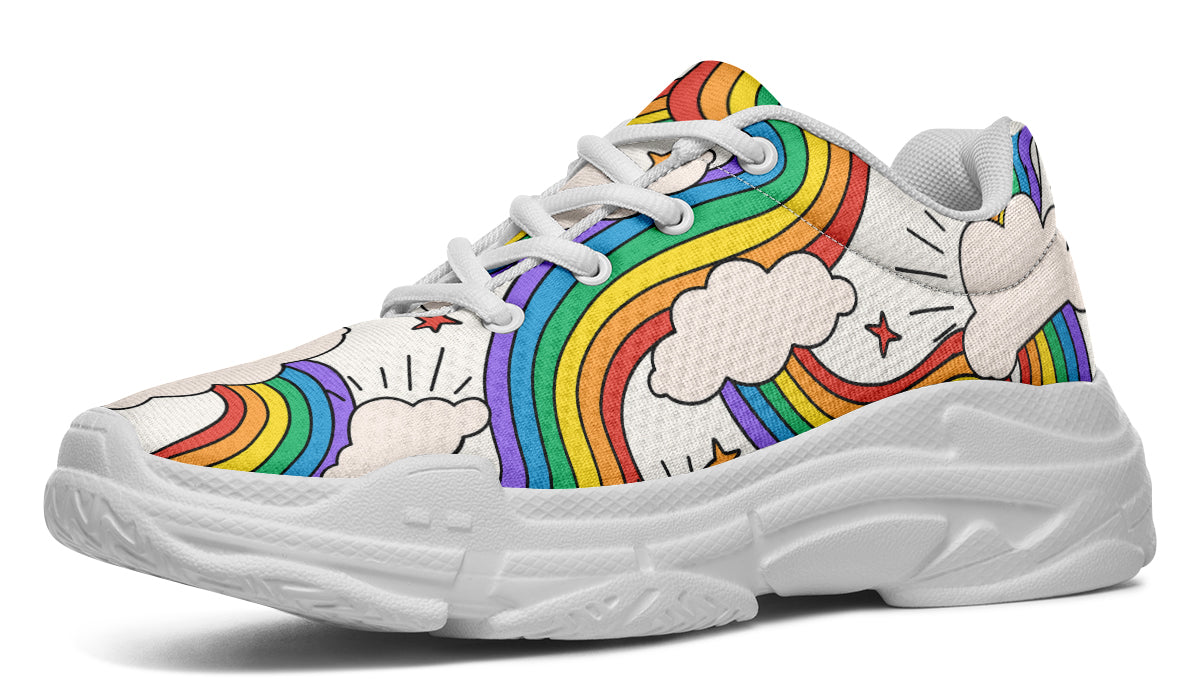 Rainbow Dreams Chunky Sneakers